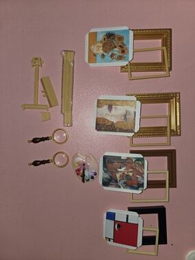 Lot Of 4 Mini Brand's Masterpieces- 1 Ultra Rare, 1 Rare, 2 Common